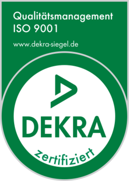 DEKRA-Siegel ISO 9001 – Qualitätsmanagement