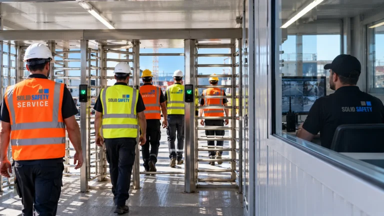Permit-to-Work und Zutrittskontrolle: So läuft das Gate einer Data-Center-Baustelle